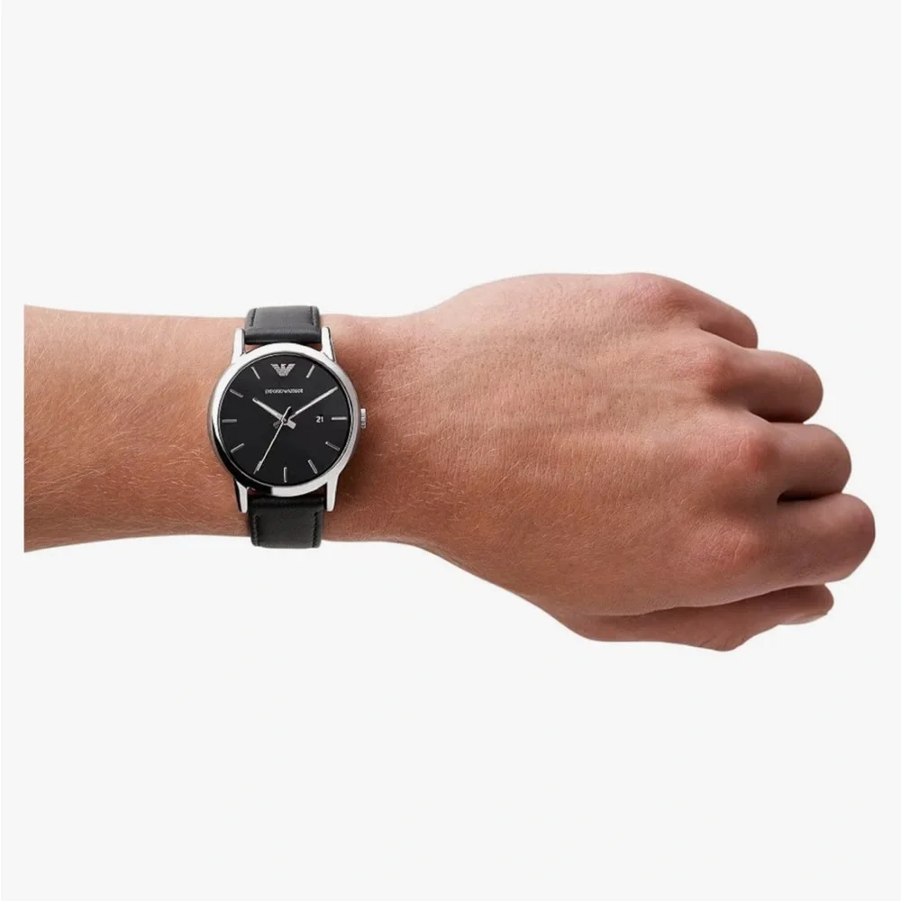 Emporio Armani AR1692 Mens Black Luigi Watch